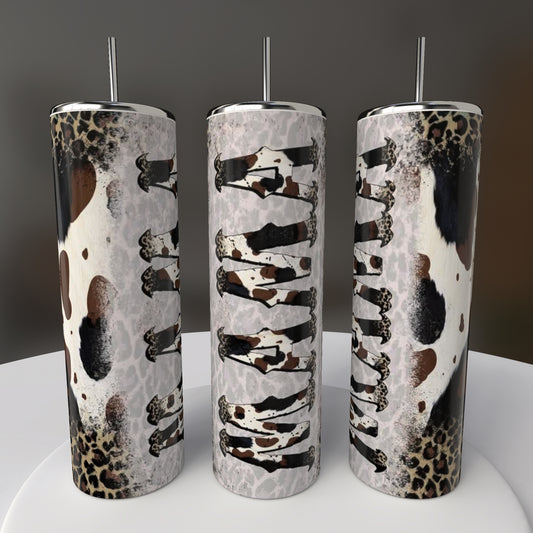 Cowprint mama 20oz tumbler